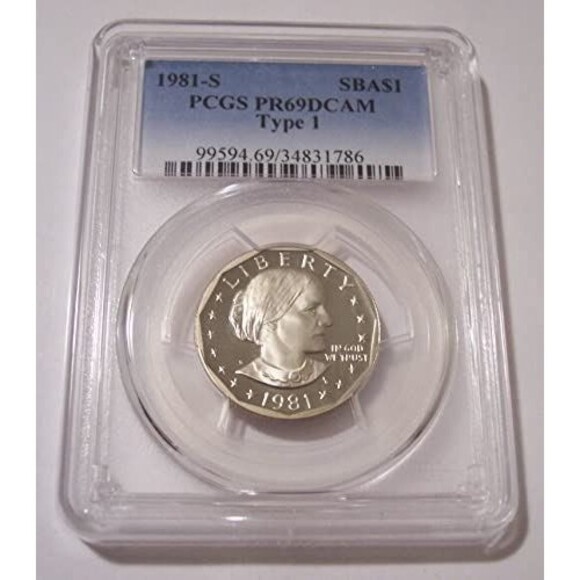 1981 S Susan B Anthony Dollar Type 1 Proof PR69 DCAM PCGS - Picture 1 of 2